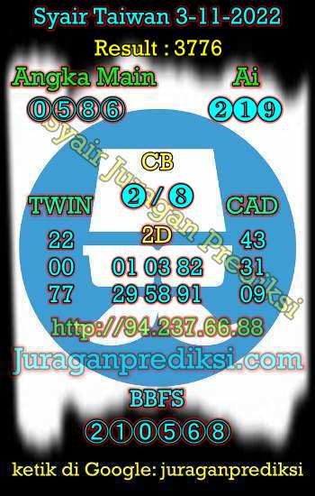 prediksi taiwan 3 november 2022, syair taiwan hari ini kamis 3-11-2022, angka keluar togel taiwan, toto taiwan 3 november 2022 jitu dan akurat