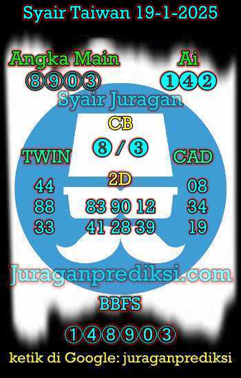 prediksi taiwan 19 januari 2025, syair taiwan hari ini minggu 19-1-2024, angka keluar togel taiwan, toto jitu taiwan 19 januari 2025 akurat